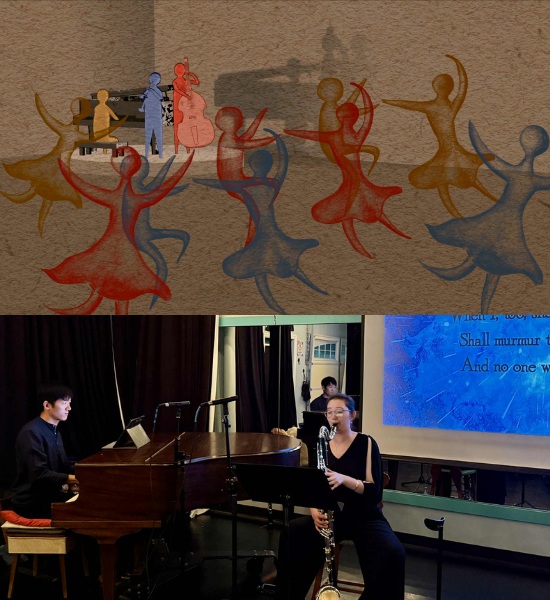 photo of clarinetist and pianist